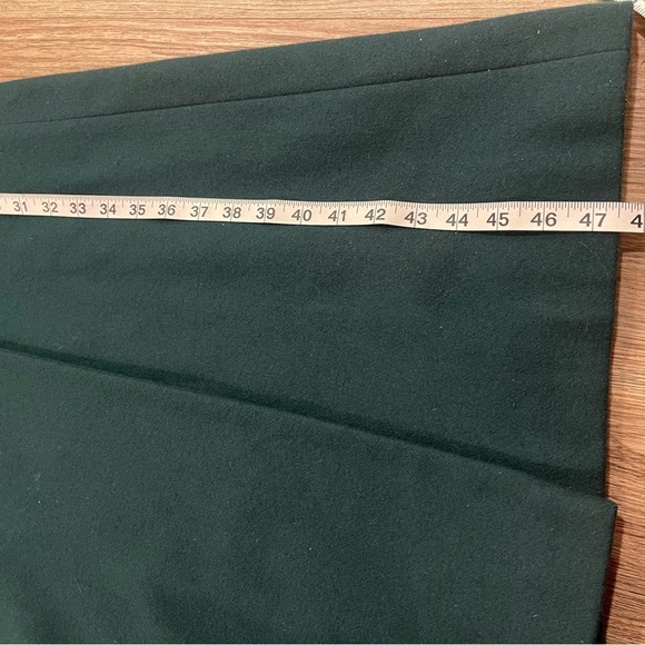 Vtg Adolfo Classics Coat Women’s 8 Long Forest Green Jacket Old Money Menswear - Picture 8 of 11